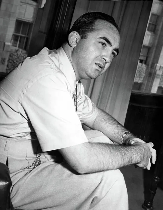 Framed Print : MICKEY COHEN, gangster and ex-featherweight boxer in 1949.. Courtesy: CSU Archives  /  Everett Collection