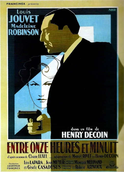 Framed Print : BETWEEN ELEVEN AND MIDNIGHT, (aka ENTRE ONZE HEURES ET MINUIT), French poster, from left: Madeleine Robinson, Louis Jouvet, 1949 Framed Print : BETWEEN ELEVEN AND MIDNIGHT, (aka ENTRE ONZE HEURES ET MINUIT), French poster, from left: Madeleine Robinson, Louis Jouvet, 1949