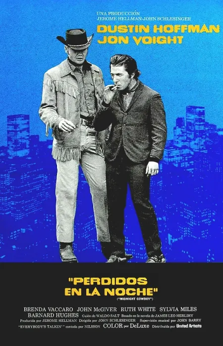 Framed Print : MIDNIGHT COWBOY, from left, Jon Voight, Dustin Hoffman, 1969