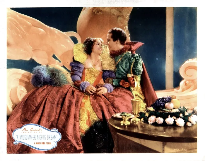 Framed Print : A MIDSUMMER NIGHT'S DREAM, from left, Olivia de Havilland, Dick Powell 1935