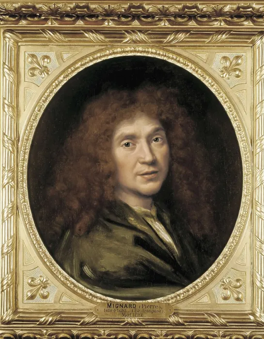 Framed Print : Mignard, Pierre (1612-1695). Molire. 1671. Baroque art. Oil on canvas. FRANCE. Chantilly. Muse Cond (Cond Museum). AISA / Everett Collection**US SALES ONLY**
