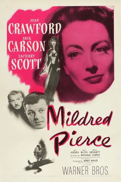 Framed Print : MILDRED PIERCE, top right: Joan Crawford, bottom from left: Zachary Scott, Jack Carson, 1945 Framed Print : MILDRED PIERCE, top right: Joan Crawford, bottom from left: Zachary Scott, Jack Carson, 1945