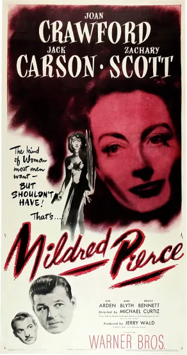 Framed Print : MILDRED PIERCE, U.S. poser art, Zachary Scott, Jack Carson, Joan Crawford, 1945 Framed Print : MILDRED PIERCE, U.S. poser art, Zachary Scott, Jack Carson, Joan Crawford, 1945