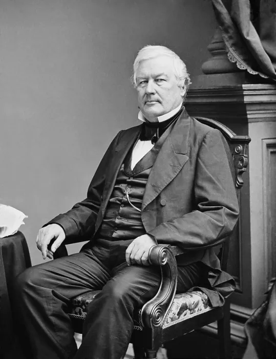 Framed Print : Millard Fillmore became president on the death of Zachary Taylor in July 1850 Framed Print : Millard Fillmore became president on the death of Zachary Taylor in July 1850