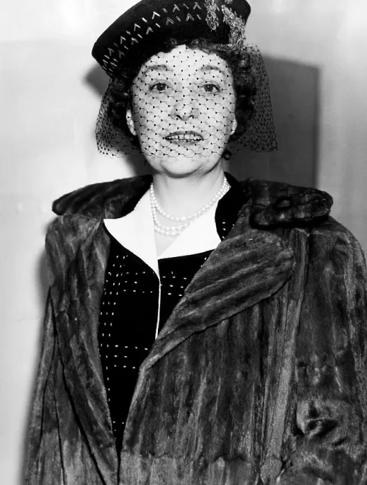 Framed Print : Millicent Hearst, wife of publisher William Randolph Hearst, in New York City, November 8, 1937. Courtesy: CSU Archives / Everett Collection