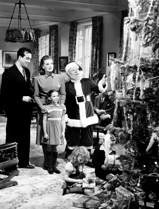 Framed Print : MIRACLE ON 34TH STREET, John Payne, Maureen O'Hara, Natalie Wood, Edmund Gwenn, 1947, TM and Copyright (c) 20th Century-Fox Film Corp. All Rights Reserved