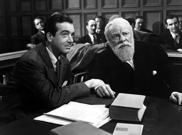 Framed Print : MIRACLE ON 34TH STREET, John Payne, Edmund Gwenn, 1947, TM & Copyright (c) 20th Century Fox Film Corp. All rights rserved