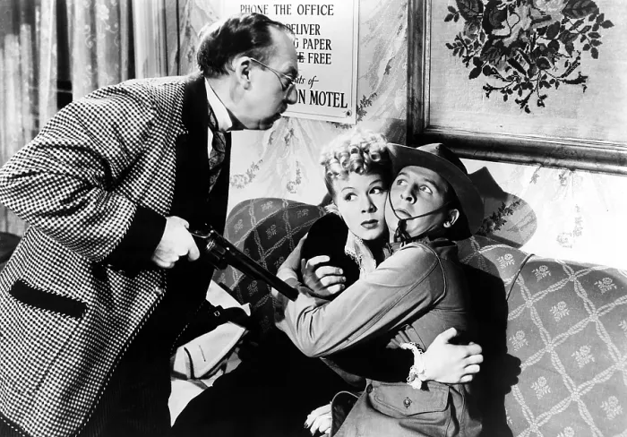 Framed Print : THE MIRACLE OF MORGAN'S CREEK, Porter Hall, Betty Hutton, Eddie Bracken, 1944, threaten
