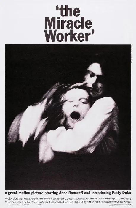 Framed Print : THE MIRACLE WORKER, US poster art, Patty Duke, Anne Bancroft, 1962 Framed Print : THE MIRACLE WORKER, US poster art, Patty Duke, Anne Bancroft, 1962