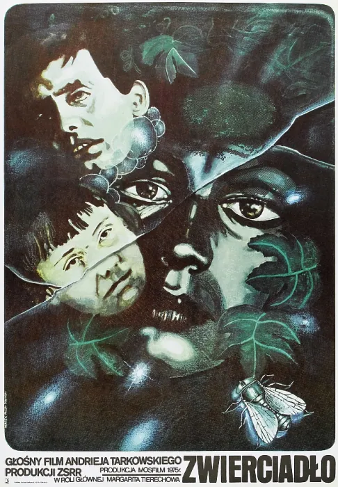 Framed Print : THE MIRROR, Polish poster, (aka ZERKALO, aka ZWIERCIADLO), 1975