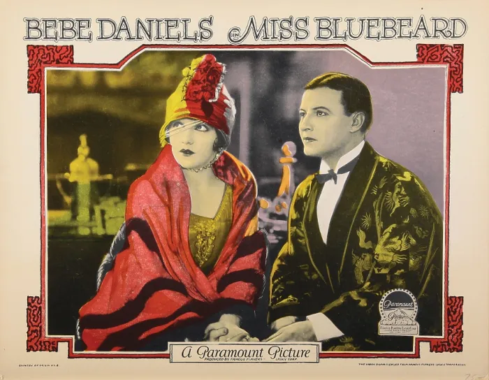 Framed Print : MISS BLUEBEARD, US lobbycard, from left: Bebe Daniels, Robert Frazer, 1925