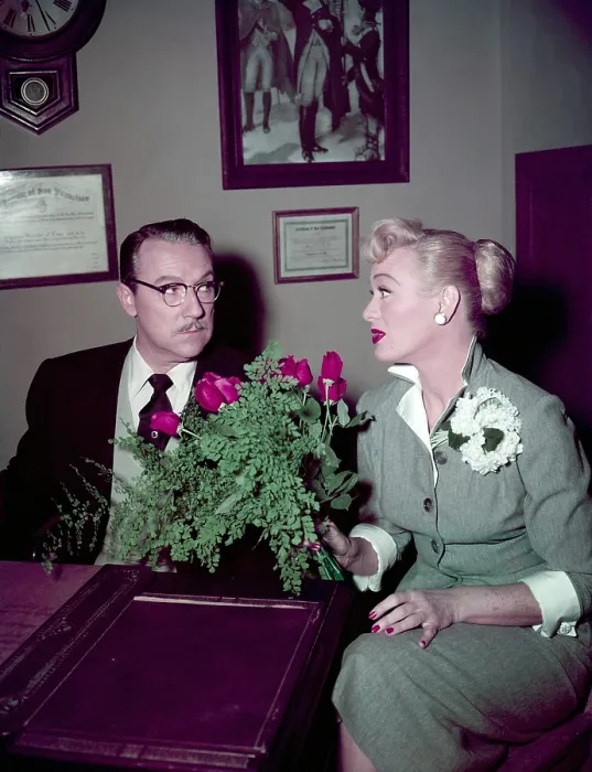 Framed Print : OUR MISS BROOKS, from left: Gale Gordon, Eve Arden, (Season 3, 1955), 1952-1956