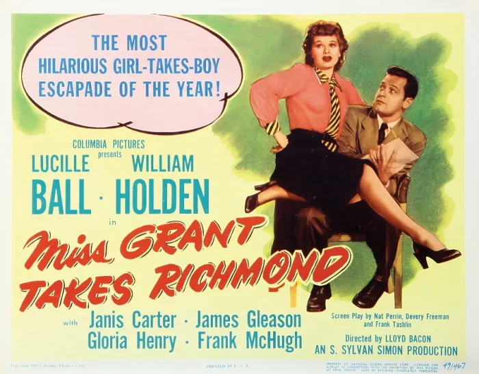 Framed Print : MISS GRANT TAKES RICHMOND, Lucille Ball, William Holden, 1949 Framed Print : MISS GRANT TAKES RICHMOND, Lucille Ball, William Holden, 1949