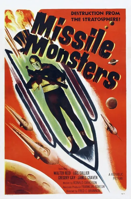 Framed Print : MISSILE MONSTERS, US poster art, 1958 Framed Print : MISSILE MONSTERS, US poster art, 1958