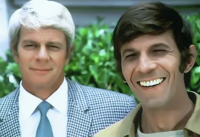 Framed Print : MISSION: IMPOSSIBLE, (from left):, Peter Graves, Leonard Nimoy, 1966-73 Framed Print : MISSION: IMPOSSIBLE, (from left):, Peter Graves, Leonard Nimoy, 1966-73