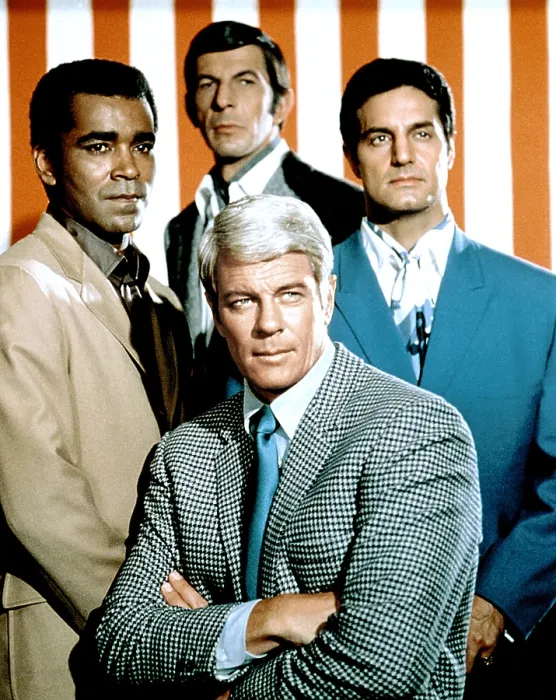 Framed Print : MISSION: IMPOSSIBLE, Greg Morris, Leonard Nimoy, Peter Graves, Peter Lupus, 1966-73 Framed Print : MISSION: IMPOSSIBLE, Greg Morris, Leonard Nimoy, Peter Graves, Peter Lupus, 1966-73