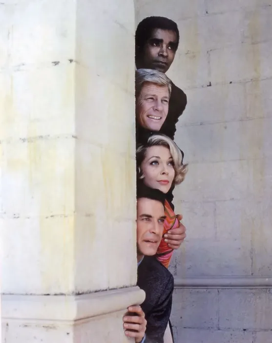 Framed Print : MISSION: IMPOSSIBLE, from top: Greg Morris, Peter Graves, Barbara Bain, Martin Landau Framed Print : MISSION: IMPOSSIBLE, from top: Greg Morris, Peter Graves, Barbara Bain, Martin Landau