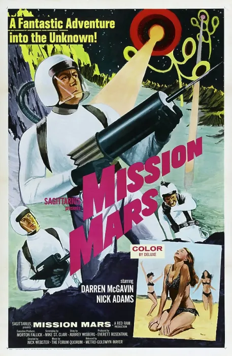 Framed Print : MISSION MARS, US poster, Darren McGavin, 1968 Framed Print : MISSION MARS, US poster, Darren McGavin, 1968