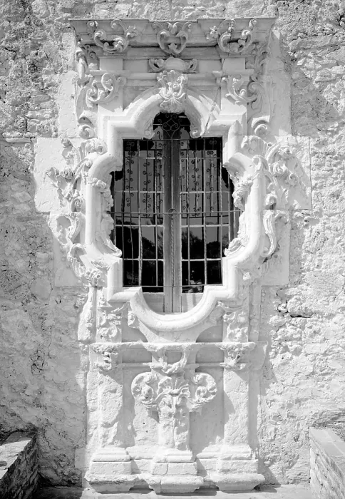 Framed Print : Mission San Jose y San Miguel de Aguayo, detail of the famous Rose Window'. San Antonio, Texas Framed Print : Mission San Jose y San Miguel de Aguayo, detail of the famous Rose Window'. San Antonio, Texas