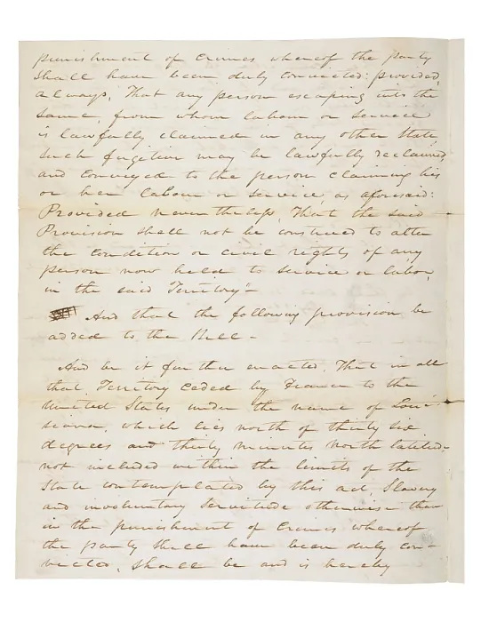 Framed Print : The Missouri Compromise of 1820. This legislation outlawed slavery above the 36 30 latitude line in the remainder of the Louisiana Territory. Page 2 of 2