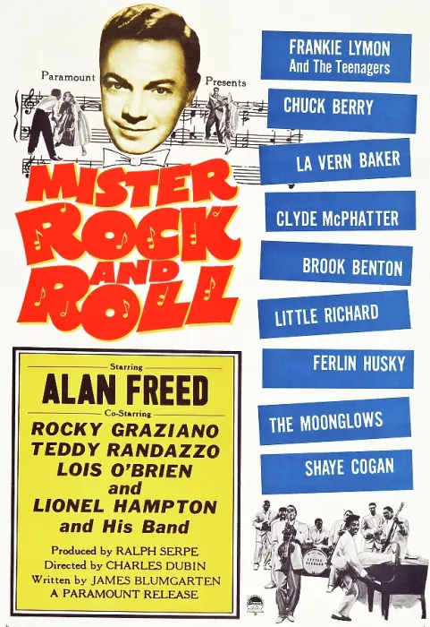 Framed Print : MISTER ROCK AND ROLL, top left: Alan Freed, bottom right: Little Richard with his band, 1957 Framed Print : MISTER ROCK AND ROLL, top left: Alan Freed, bottom right: Little Richard with his band, 1957