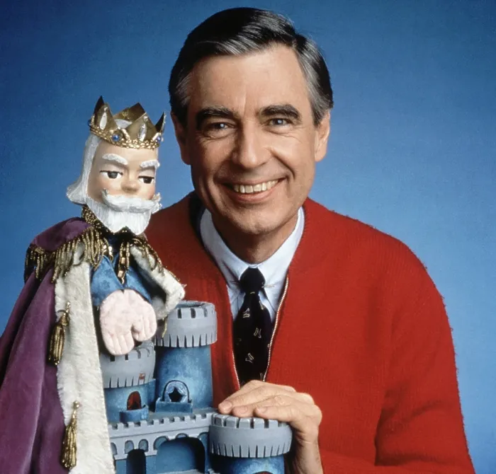Framed Print : MISTER ROGERS NEIGHBORHOOD, Fred Rogers (host), King Friday, 1968-2001