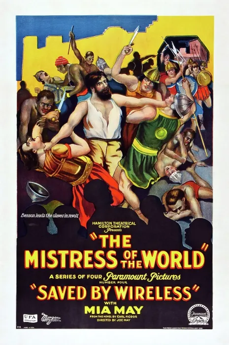 Framed Print : MISTRESS OF THE WORLD, US poster art, Episode 4: Saved By Wireless, 1919