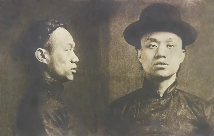 Framed Print : Mock Duck, leader of Hip Sing Tong organization in Chinatown, New York City, March 1904