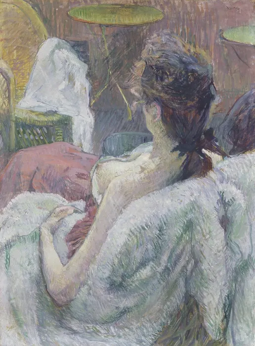Framed Print : The Model Resting, by Henri de Toulouse-Lautrec, 1889, French Post-Impressionism painting, casein with oil on cardboard Framed Print : The Model Resting, by Henri de Toulouse-Lautrec, 1889, French Post-Impressionism painting, casein with oil on cardboard