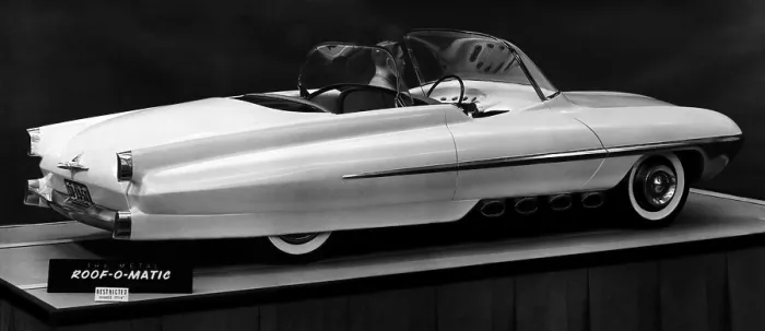 Framed Print : Model of Syrtis with Roof-O-Matic top down, 1953. Courtesy: CSU Archives / Everett Collection