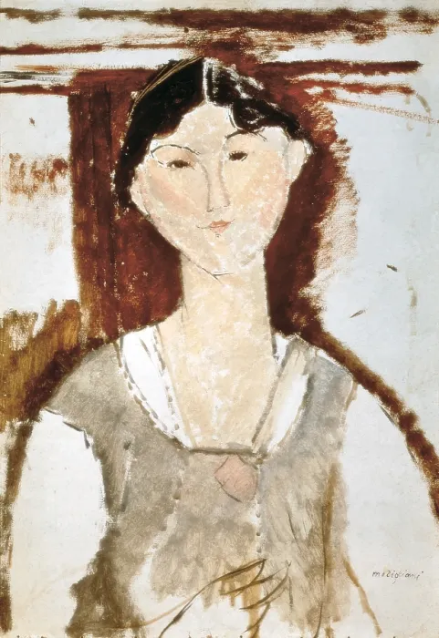Framed Print : MODIGLIANI, Amedeo (1884-1920). Study for a Portrait of Beatrice Hastings. 1915. Artistic avant-gardes. Oil on canvas. ITALY. Milan. Antonio Mazzotta Foundation Framed Print : MODIGLIANI, Amedeo (1884-1920). Study for a Portrait of Beatrice Hastings. 1915. Artistic avant-gardes. Oil on canvas. ITALY. Milan. Antonio Mazzotta Foundation