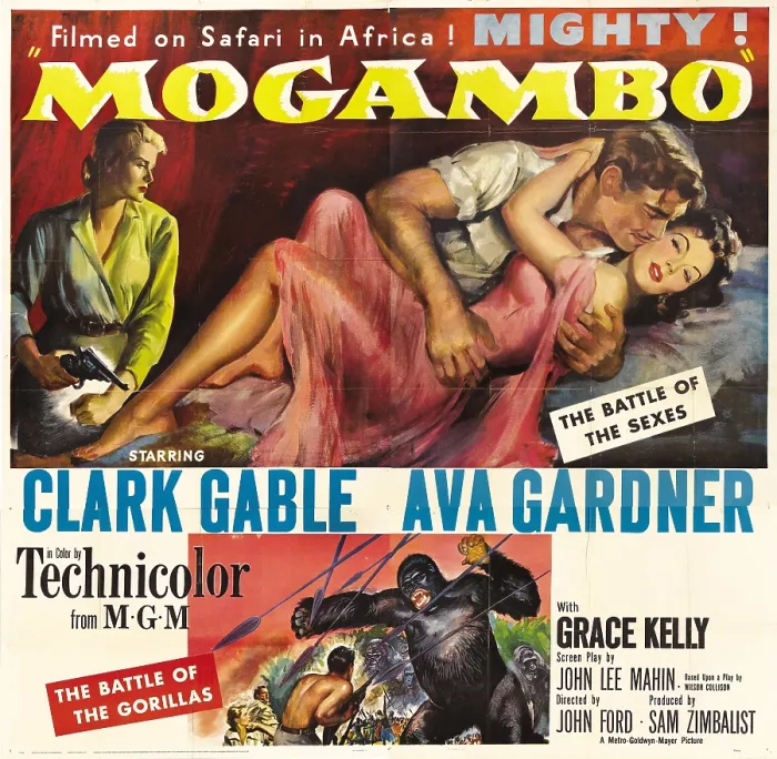 Framed Print : MOGAMBO, top from left: Grace Kelly, Clark Gable, Ava Gardner, 1953 Framed Print : MOGAMBO, top from left: Grace Kelly, Clark Gable, Ava Gardner, 1953