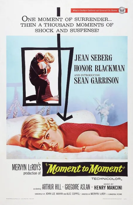 Framed Print : MOMENT TO MOMENT, US poster art, center: Jean Seberg, 1967
