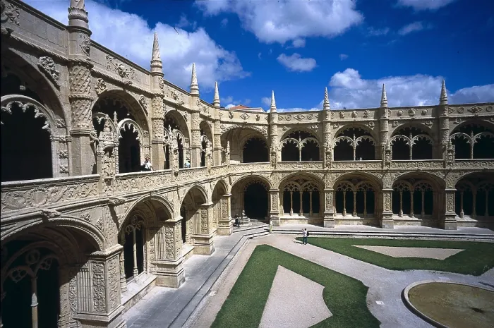 Framed Print : Monastery of the Hieronymites. 1502-1572. PORTUGAL. Lisbon. Monastery of Los Jernimos. Cloister. Manueline style. AISA / Everett Collection**US SALES ONLY** Framed Print : Monastery of the Hieronymites. 1502-1572. PORTUGAL. Lisbon. Monastery of Los Jernimos. Cloister. Manueline style. AISA / Everett Collection**US SALES ONLY**