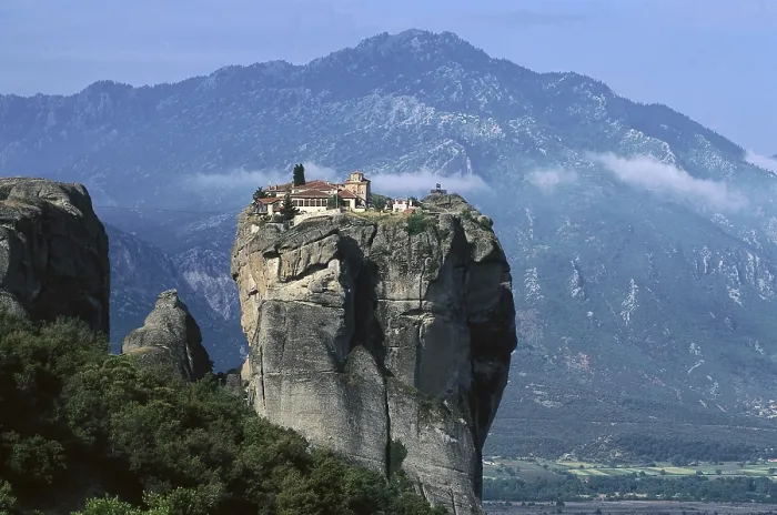 Framed Print : Monastery of the Holy Trinity (Hagia Triada). GREECE. THESSALY. TRIKALA. Meteora. Late Byzantine art. - Iberfoto / Everett Collection (281513)**US SALES ONLY** Framed Print : Monastery of the Holy Trinity (Hagia Triada). GREECE. THESSALY. TRIKALA. Meteora. Late Byzantine art. - Iberfoto / Everett Collection (281513)**US SALES ONLY**