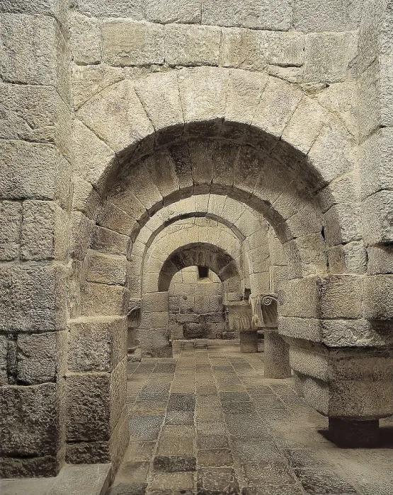 Framed Print : Monastery of San Salvador of Leyre. SPAIN. Yesa. Monastery of San Salvador of Leyre. Crypt. 9th c. Romanesque art. Architecture. AISA / Everett Collection**US SALES ONLY** Framed Print : Monastery of San Salvador of Leyre. SPAIN. Yesa. Monastery of San Salvador of Leyre. Crypt. 9th c. Romanesque art. Architecture. AISA / Everett Collection**US SALES ONLY**