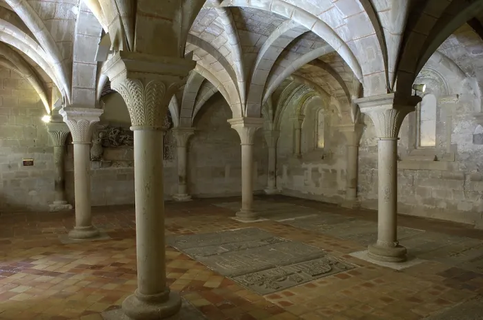 Framed Print : Monastery of Veruela. 1146. SPAIN. Vera de Moncayo. Chapter Hall (13th c.). Cistercian art. Architecture. AISA / Everett Collection**US SALES ONLY** Framed Print : Monastery of Veruela. 1146. SPAIN. Vera de Moncayo. Chapter Hall (13th c.). Cistercian art. Architecture. AISA / Everett Collection**US SALES ONLY**