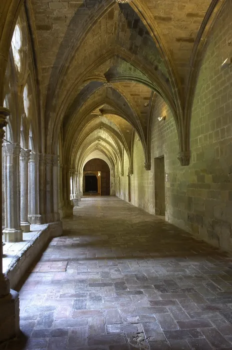 Framed Print : Monastery of Veruela. 1146. SPAIN. Vera de Moncayo. Cloister. Cistercian art. Architecture. AISA / Everett Collection**US SALES ONLY**