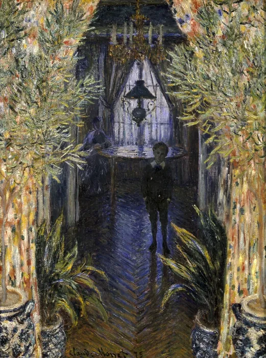 Framed Print : MONET, Claude (1840-1926). Corner of a Flat. 1875. In the middle, Jean Monet, the artist's son; at the background, Camille Monet, his wife, in Argenteuil. Impressionism Framed Print : MONET, Claude (1840-1926). Corner of a Flat. 1875. In the middle, Jean Monet, the artist's son; at the background, Camille Monet, his wife, in Argenteuil. Impressionism