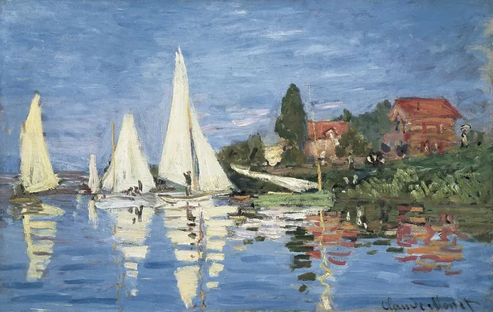 Framed Print : MONET, Claude (1840-1926). Regatta at Argenteuil. 1872. Impressionism. Oil on canvas. FRANCE. Paris. Muse d'Orsay (Orsay Museum). AISA / Everett Collection**US SALES ONLY** Framed Print : MONET, Claude (1840-1926). Regatta at Argenteuil. 1872. Impressionism. Oil on canvas. FRANCE. Paris. Muse d'Orsay (Orsay Museum). AISA / Everett Collection**US SALES ONLY**
