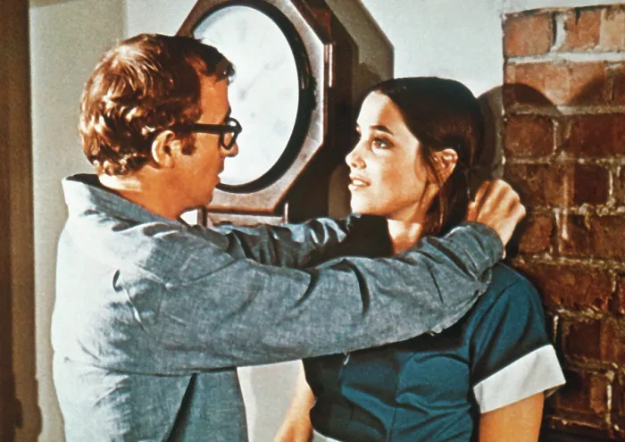 Framed Print : TAKE THE MONEY AND RUN, Woody Allen, Janet Margolin, 1969
