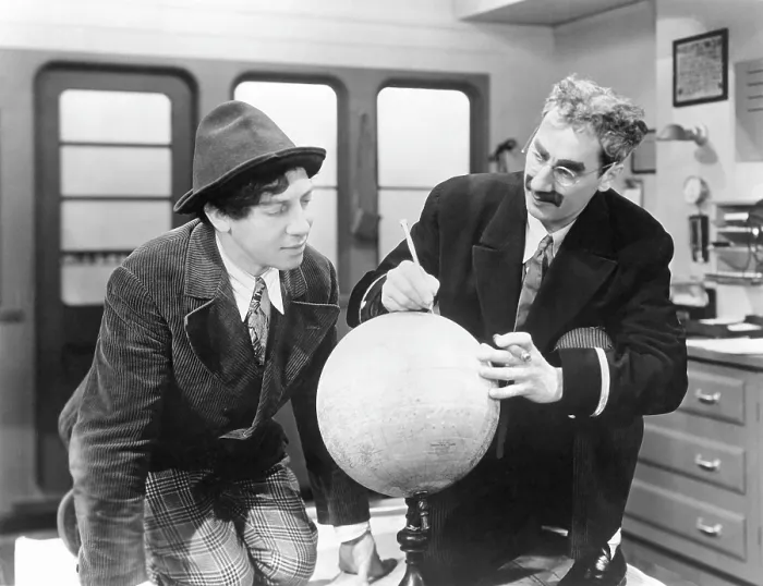 Framed Print : MONKEY BUSINESS, Chico Marx, Groucho Marx, 1931