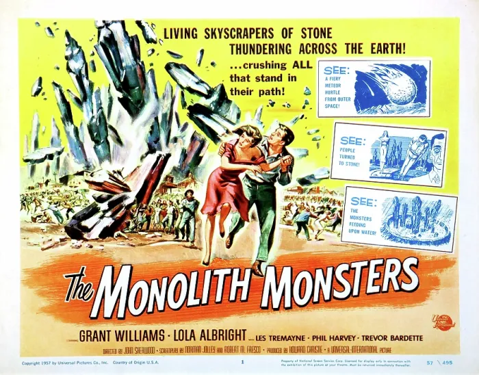 Framed Print : THE MONOLITH MONSTERS, Grant Williams, Lola Albright, 1957 Framed Print : THE MONOLITH MONSTERS, Grant Williams, Lola Albright, 1957
