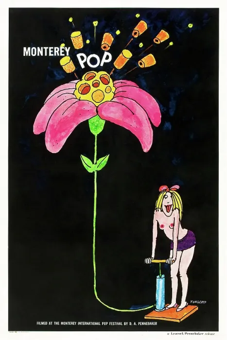 Framed Print : MONTEREY POP, poster art, 1968 Framed Print : MONTEREY POP, poster art, 1968