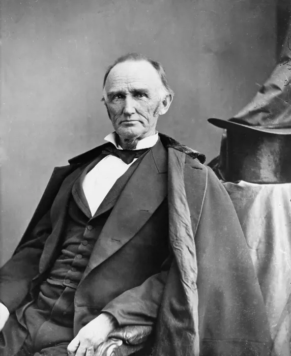 Framed Print : Montgomery Blair (1813-1883) was among the founders of the Republican Party in the 1850's and campaigned for Lincoln in 1860
