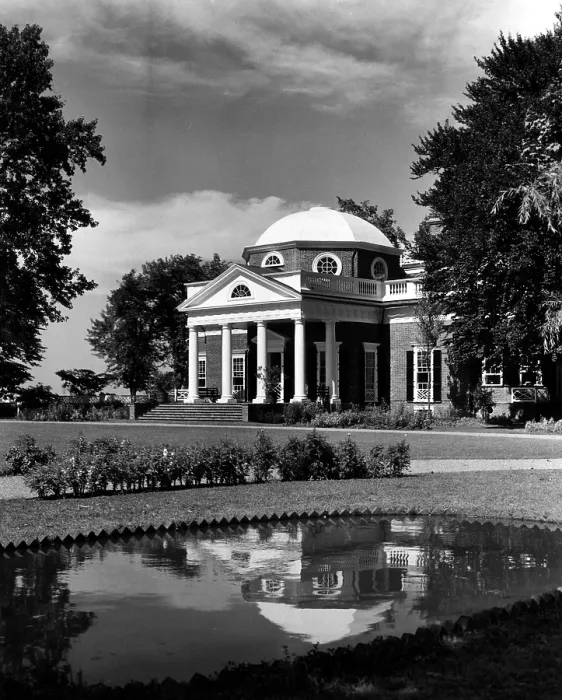 Framed Print : Monticello, home of Thomas Jefferson, ca. 1960s. Courtesy: CSU Archives / Everett Collection