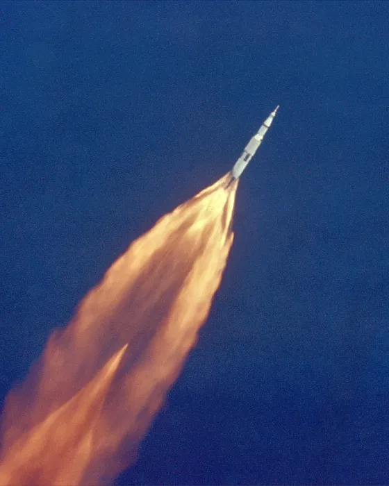 Framed Print : Moon launch. The Apollo 11 Saturn V space vehicle climbs toward orbit after liftoff. In two and a half minutes it was 39 miles above Earth and 55 miles from its launch site Framed Print : Moon launch. The Apollo 11 Saturn V space vehicle climbs toward orbit after liftoff. In two and a half minutes it was 39 miles above Earth and 55 miles from its launch site