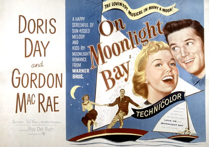 Framed Print : ON MOONLIGHT BAY, Doris Day, Gordon MacRae, 1951