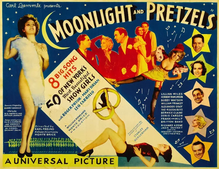 Framed Print : MOONLIGHT AND PRETZELS, left: Lillian Miles, right from top: Roger Pryor, Mary Brian, Leo Carrillo, 1933 Framed Print : MOONLIGHT AND PRETZELS, left: Lillian Miles, right from top: Roger Pryor, Mary Brian, Leo Carrillo, 1933