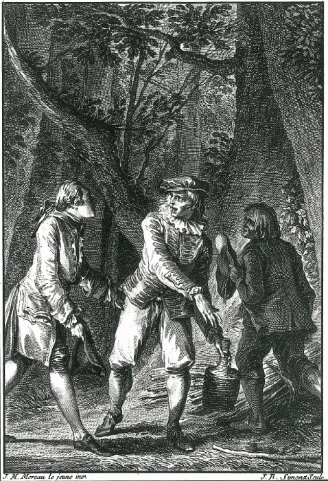 Framed Print : MOREAU, Jean Michel, called 'the Younger' (1741-1814). The Doctor In Spite of Himself. Illustration of Molire's work. Etching Framed Print : MOREAU, Jean Michel, called 'the Younger' (1741-1814). The Doctor In Spite of Himself. Illustration of Molire's work. Etching